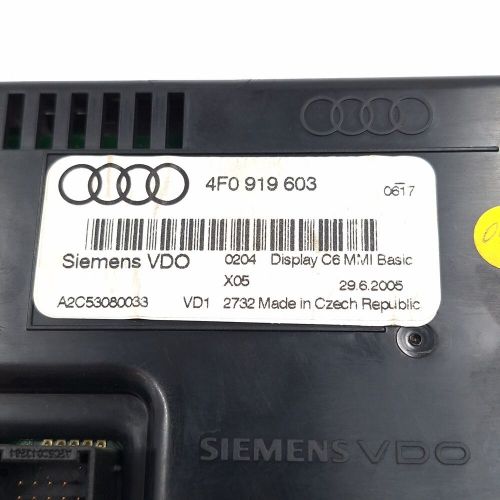 Genuine navigation screen display audi a6 4f c6 2004-2011 4f0919603 siemens vdo