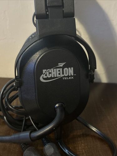 Echelon telex 100 aviation headset noise cancelling 2 channel