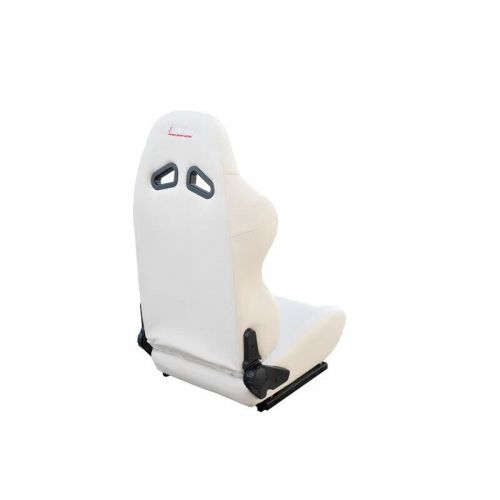 Simoni racing universal tazio sports bucket seat recline bright white inc slides