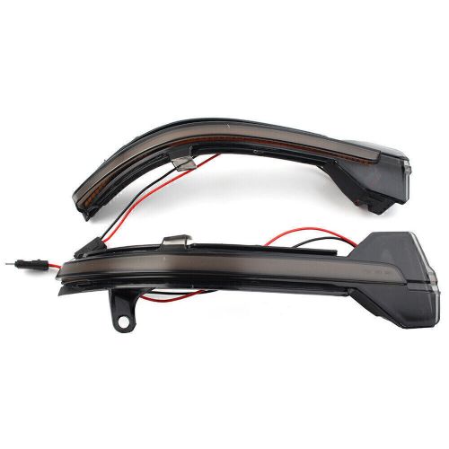 Led side mirror sequential blink turn signal light for bmw 5 6 7 series pair us