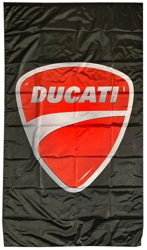 Ducati-flag 3d black vertical banner 5 x 3 ft 150 x 90 cm