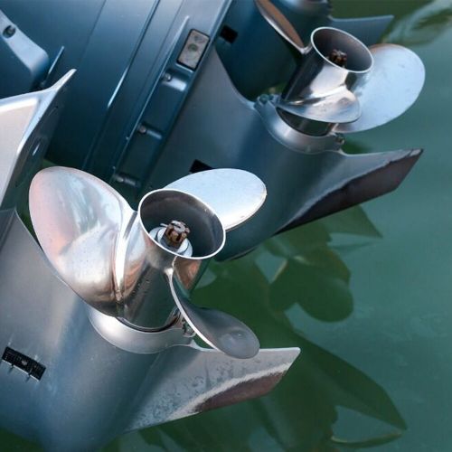 Outboard propeller stainless steel 4 blades 15t fit for df70a‑140a