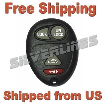 Buick pontiac oldsmobile complete remote replacement keyless entry fob key -br4a