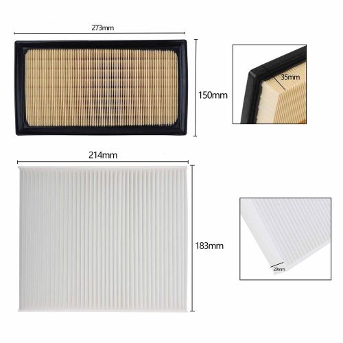 Combo engine and cabin air filter fits toyota sienna 2021-2023 corolla 2019-2022