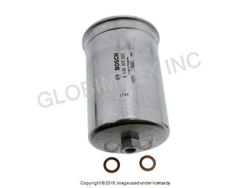 Mercedes (1977-1995) fuel filter with threaded fittings (82 mm diameter) bosch