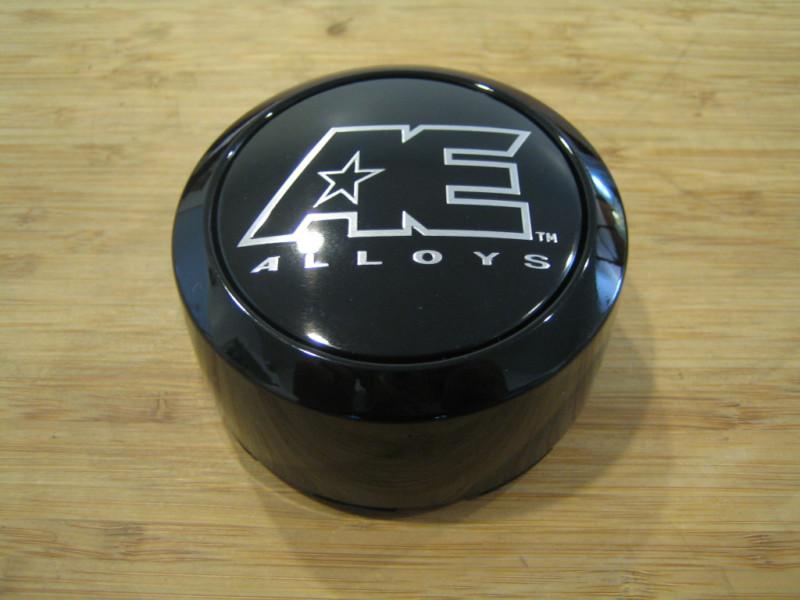 Ae alloys american eagle gloss black snap in center cap w/ lockring 3307 aewc