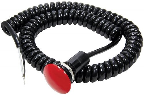 Allstar performance 80181 large red button, spiral corded momentary button