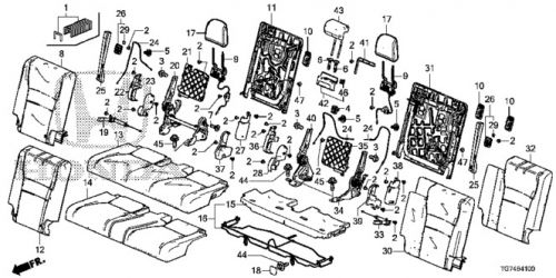 Genuine honda screw tap (5x10) 81302-sza-a01