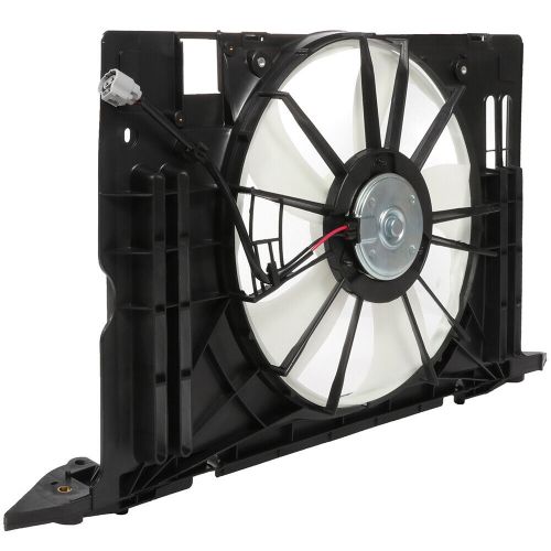 A/c condenser and radiator cooling fan assembly for 2009-2010 pontiac vibe