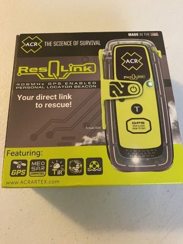 Acr resqlink 406mhz gps enabled - may 18 - new