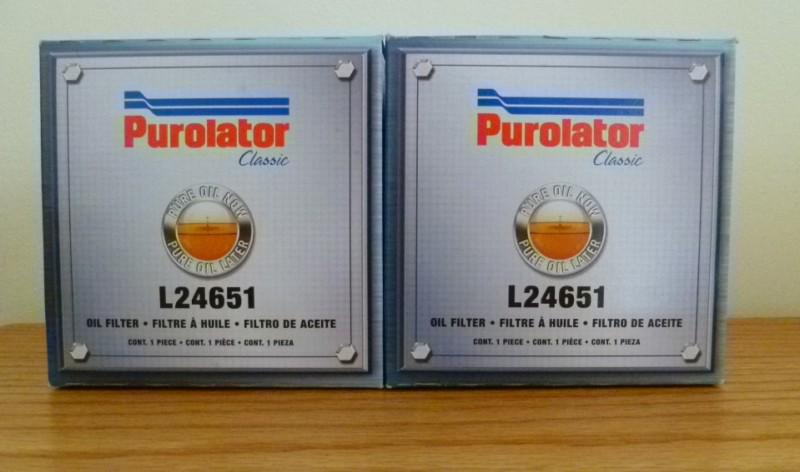 Purolator l24651 engine oil filter - 2 pack