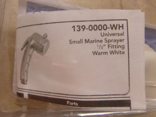 Ambassador shurflo sprayer w/plastic mounting hook white, 5.25&#034;