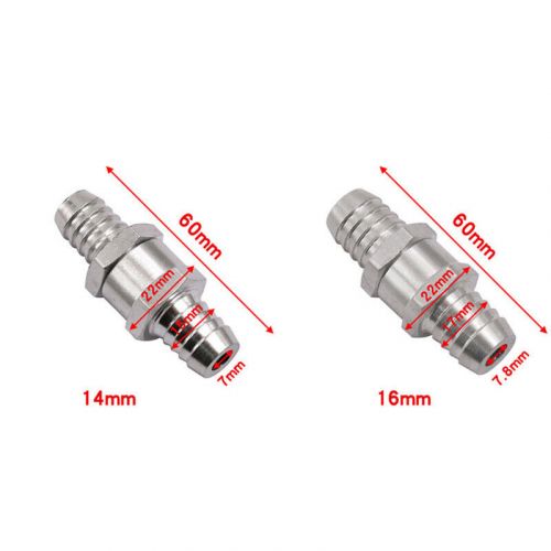 1 pcs one way check valve non return inline for gas or diesel fuel 14mm