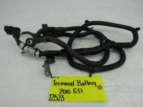 2009-2013 infiniti g37 convertible battery terminal positive wire harness cable