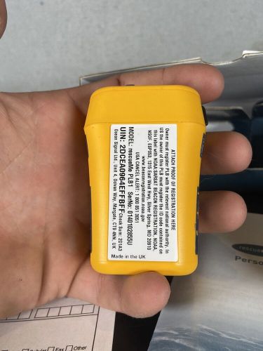 Ocean signal plb1 rescue me personal locator beacon expire 2027