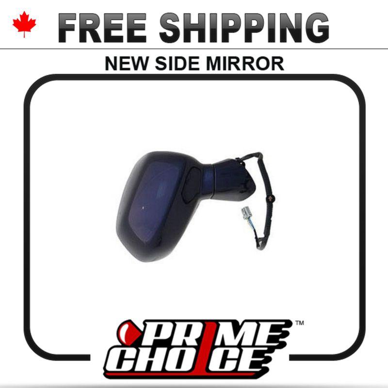 New power non heated passengers side view door mirror