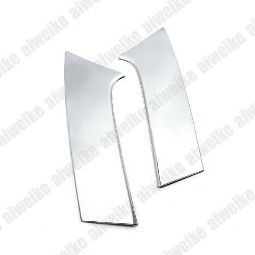 For nissan rogue x-trail 2014-2020 chrome rear window spoiler pillar cover trim