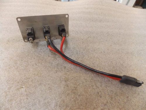 Quickcar weatherproof ignition control panel with single accessory switch 50-711