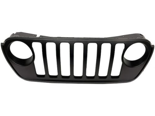 Front grille assembly for 2018-2023 jeep wrangler jl 2022 2019 2020 2021 bk853sn