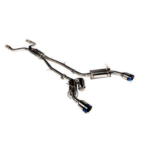 Ark 2.5&#034; grip exhaust system w/ burnt tip for 2014-17 infiniti q50 hybrid / 3.7