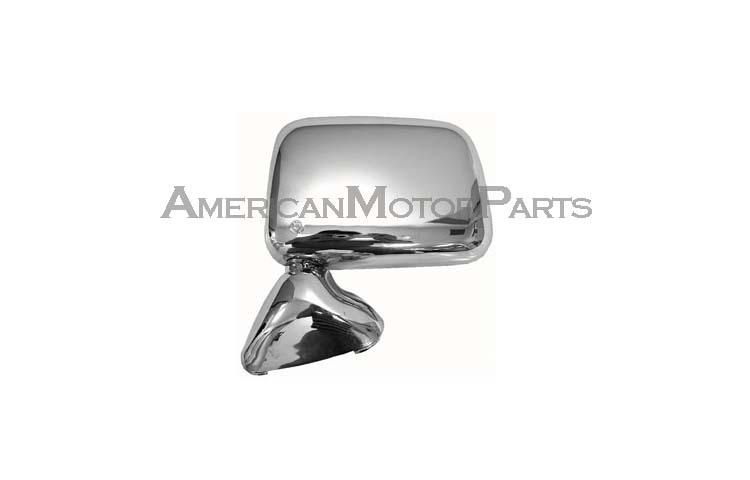 Tyc left driver replacement manual chrome mirror 89-95 1989-1995 toyota pickup