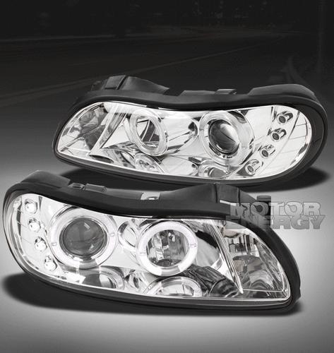 1997-2003 chevy malibu/2004-2005 classic halo led projector headlights 2001 2002