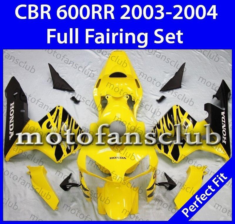 Fit honda cbr600rr 03 04 cbr 600 rr 2003 2004 fairing kit bodywork #53 b