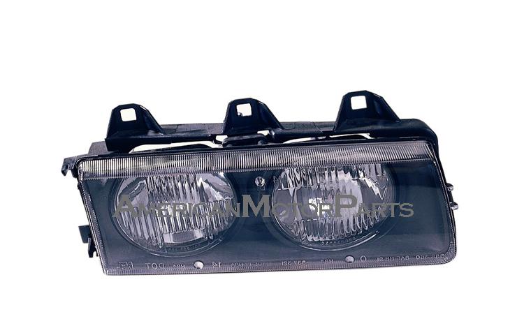 Left driver side replacement headlight 95-98 bmw 3 series 318 323 325 328 m3