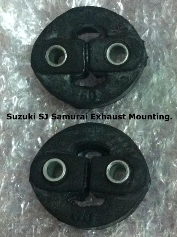 2x suzuki sj samurai exhaust mount mounting hanger free shipping