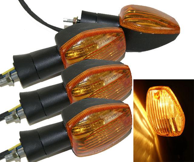 Turn signals light amber fit honda cbr 600 1000 rr 1100xx 125r f4i rc51 vtr1000