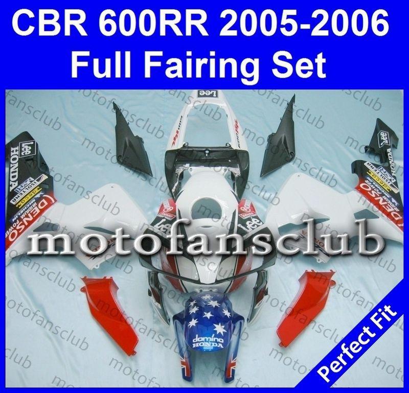 Fit honda cbr600rr 05 06 cbr 600 rr 2005 2006 fairing kit bodywork #07 b