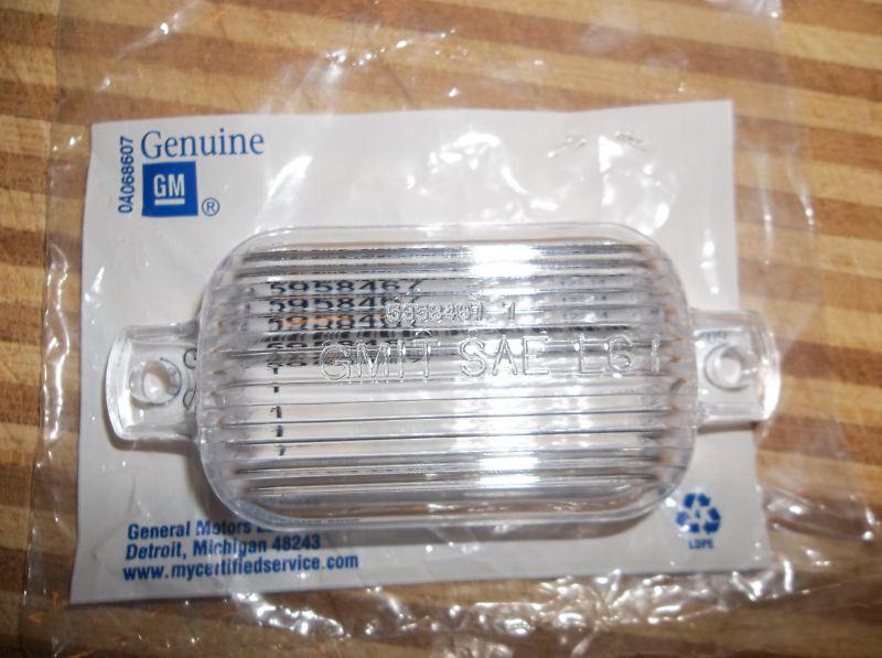 66 -73 nos gm tag light lens chevrolet truck gmc chevelle ss rs 68 69 nova 396