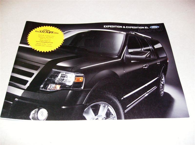 2010 ford expedition original sales brochure