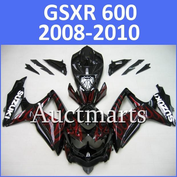 Fit suzuki 08 09 10 gsxr 750 gsxr 600 gsx-r 2008 2009 2010 fairing k8 j8 d00