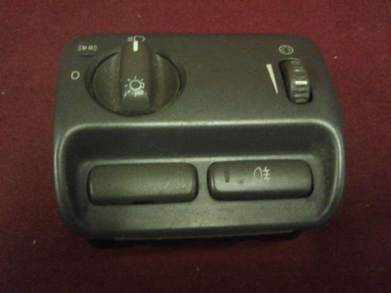 Volvo s80 head lights switch fog lights dash light control