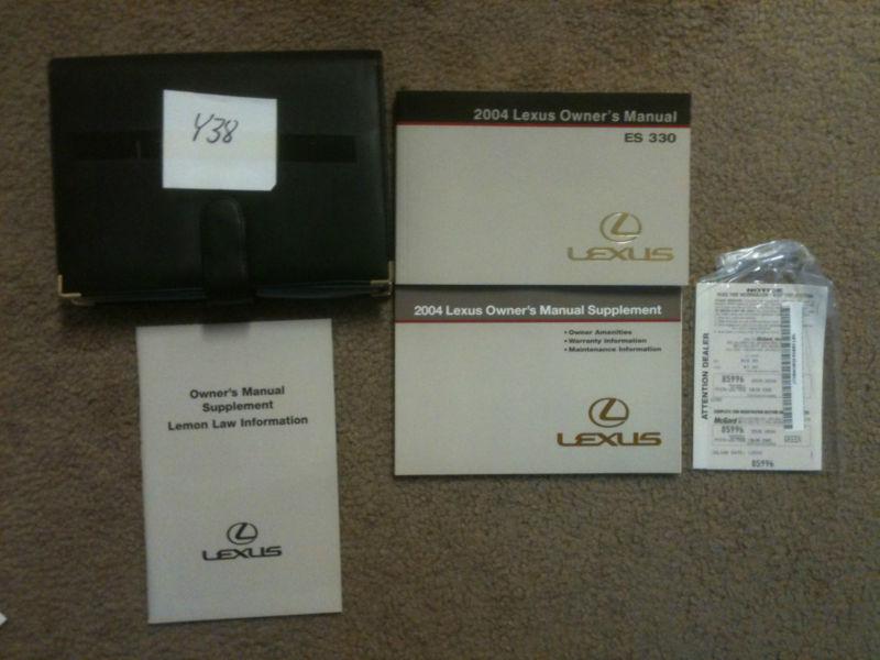 2004 lexus es330 owners manual 