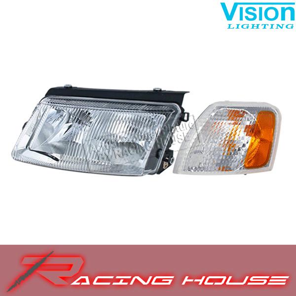 Driver side l/h headlight amber corner light signal 98-01 volkswagen vw passat