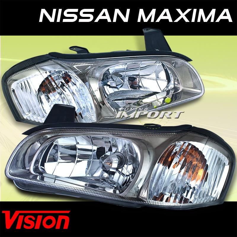 01 nissan maxima 20th anniversary edition headlight headlights set pair l+r