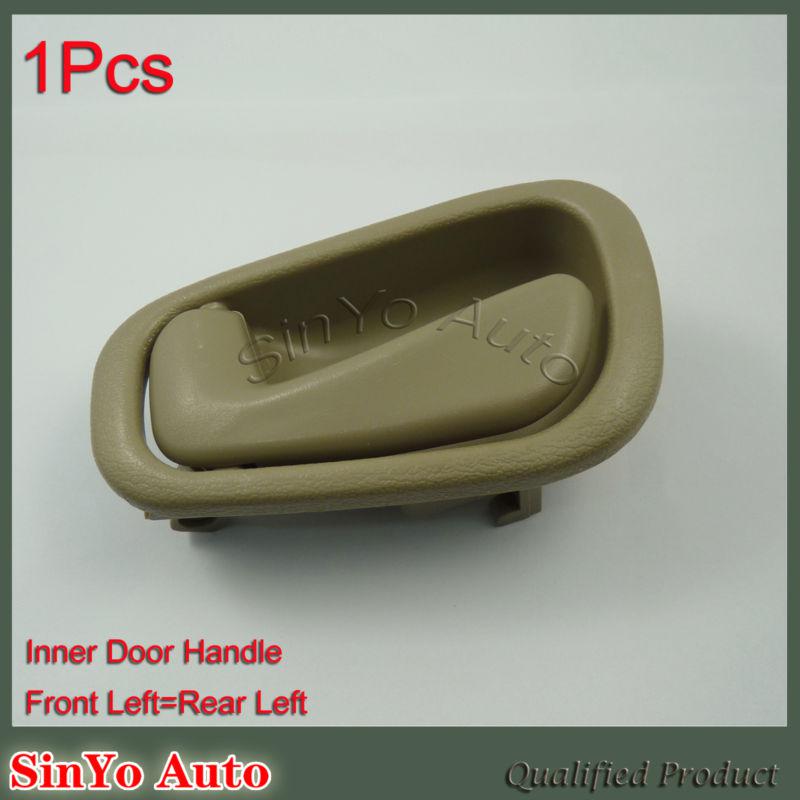 New beige left inner inside door handle fit for toyota corolla geo prizm 98-02