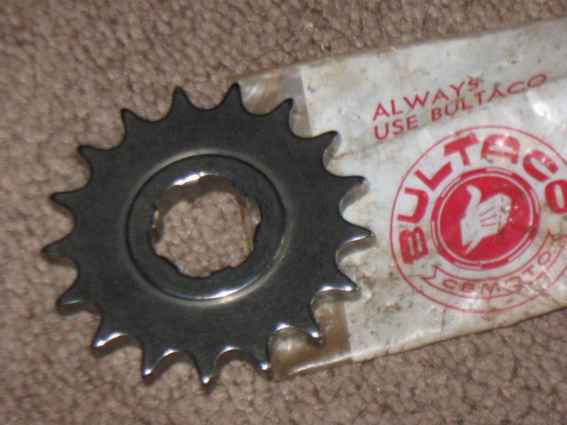 New bultaco original equipment 17 tooth engine sprocket