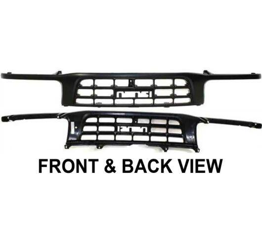 98 - 99 isuzu rodeo amigo black front end grille grill