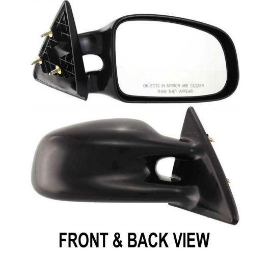 New passengers manual side view mirror glass housing 99-01 pontiac grand am se