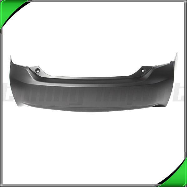 10-12 toyota prius base rear bumper cover primed capa spoiler holes non plug-in