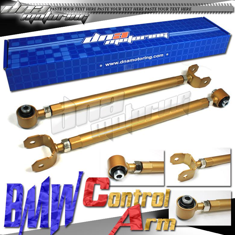 95-05 bmw e46/e36 adjustable rear lower control arm/camber kit suspension gold