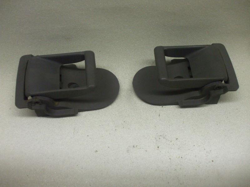 98 ford escort zx2 interior inside door handles left & right grey gray oem   