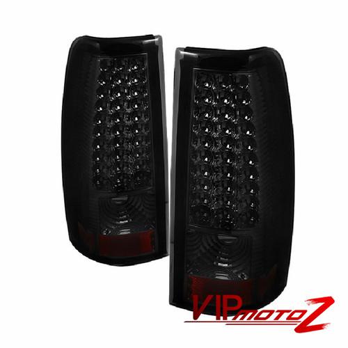 05-06 sierra 03-06 silverado ss new smoke led smd tail light brake lamp assembly