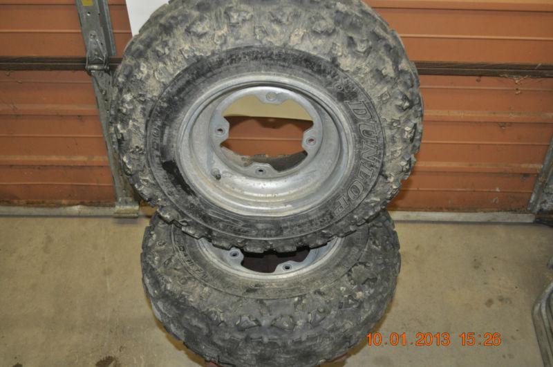 Kawasaki ksf250a ksf 250 a mojave front wheel and tire 21x7-10