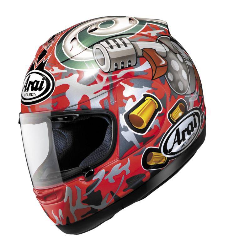 Arai shield cover set for rx7 corsair - red tommy gun