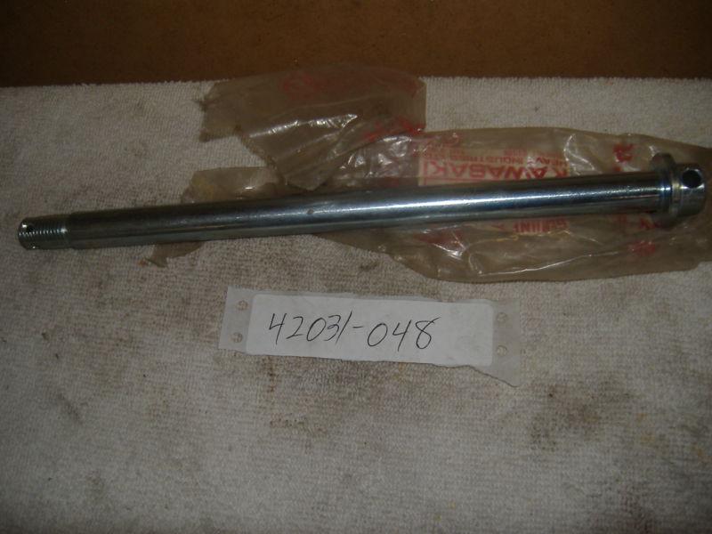 42031-048 new kawasaki axle,rear  f12, kx250, kx450