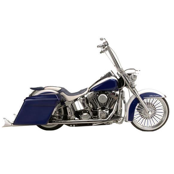 F99e1 samson s-438 true dual crossover with 39" longtail mufflers for 1995-2006